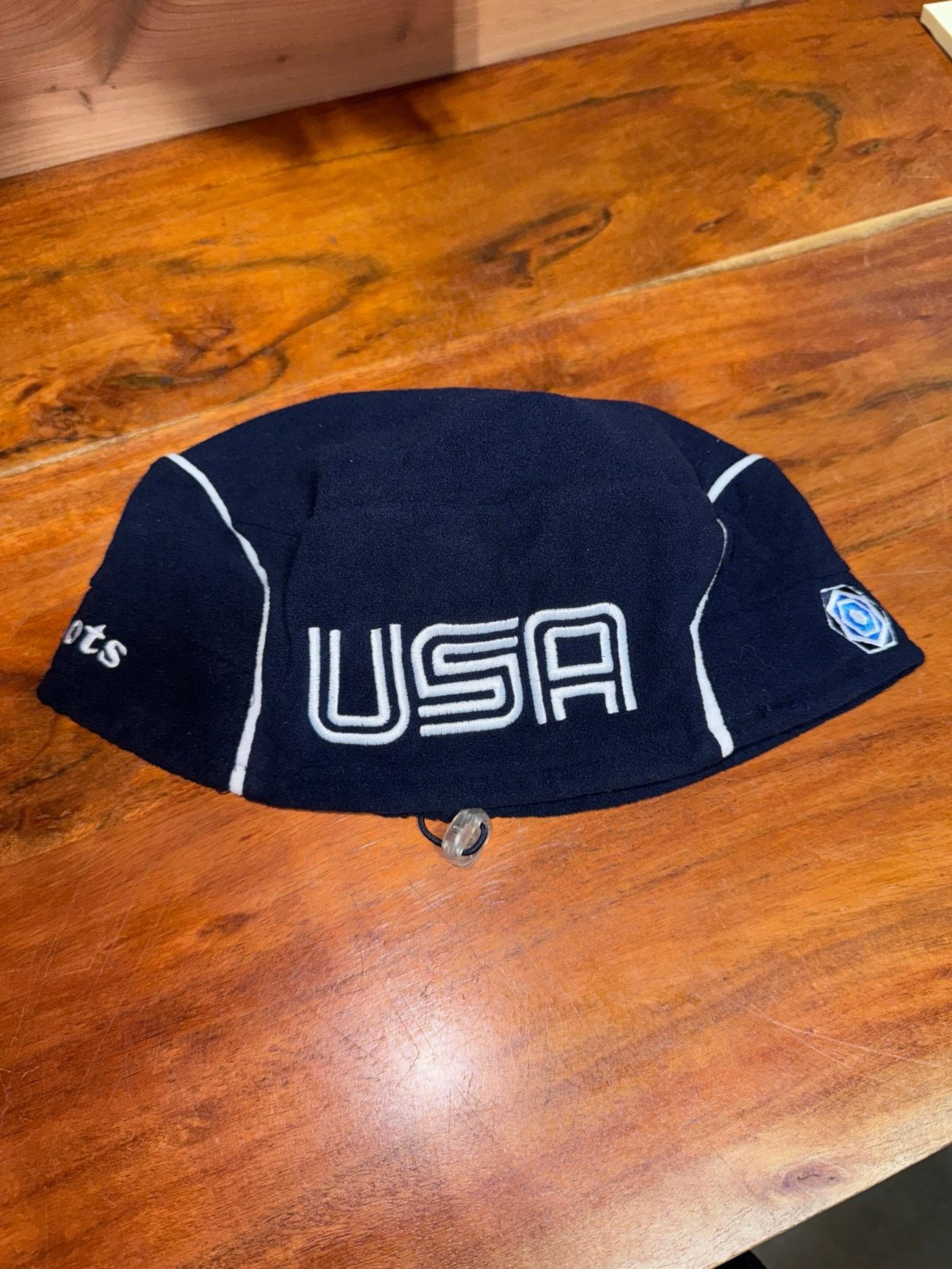 Men’s/Adult Roots USA Olympics Navy Fleece Hat Cap Beanie L/XL