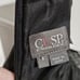 Cusp Neiman Marcus Leather Halter neck Blouse Sz S Fringe Black Boho Biker