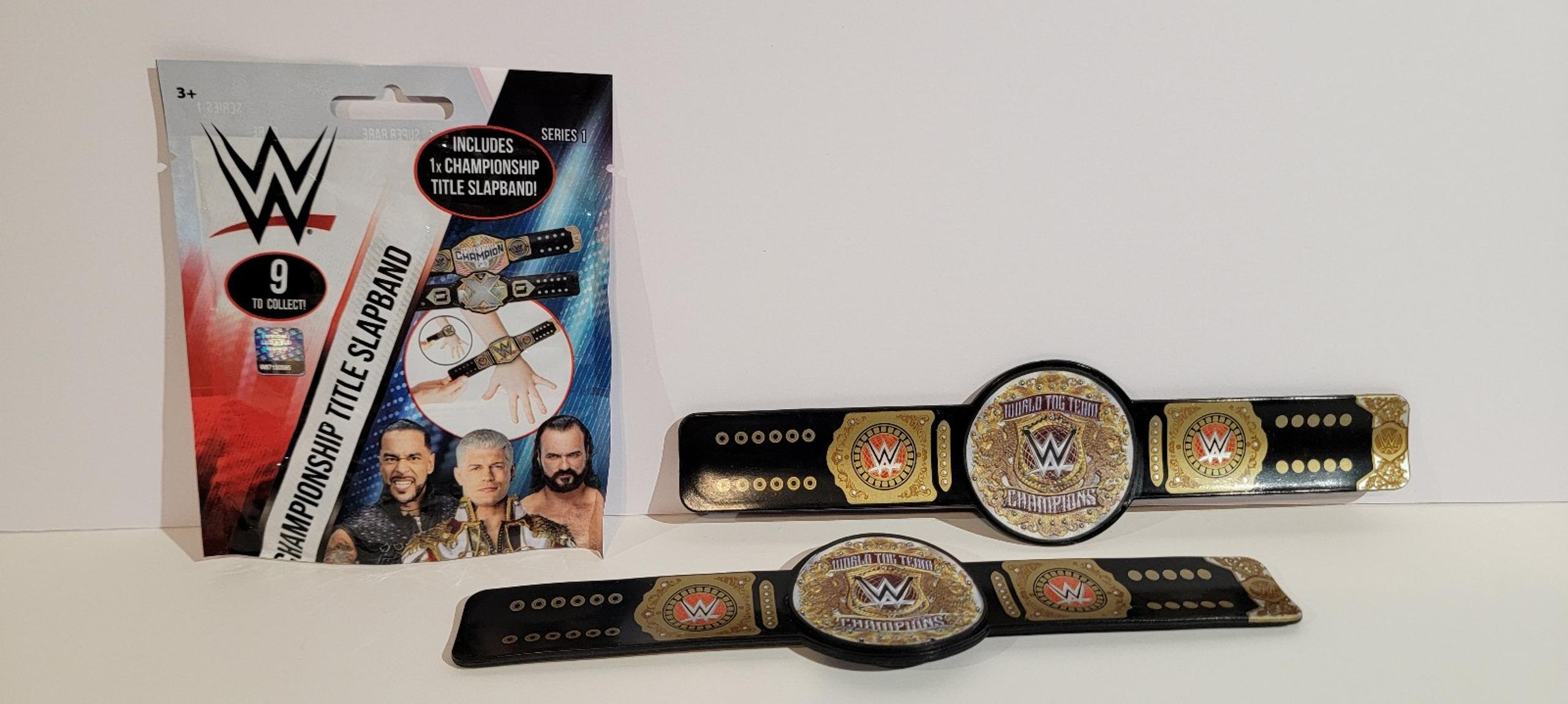 WWE WORLD TAG TEAM CHAMPIONSHIPS WWE SLAPBAND BRACELET