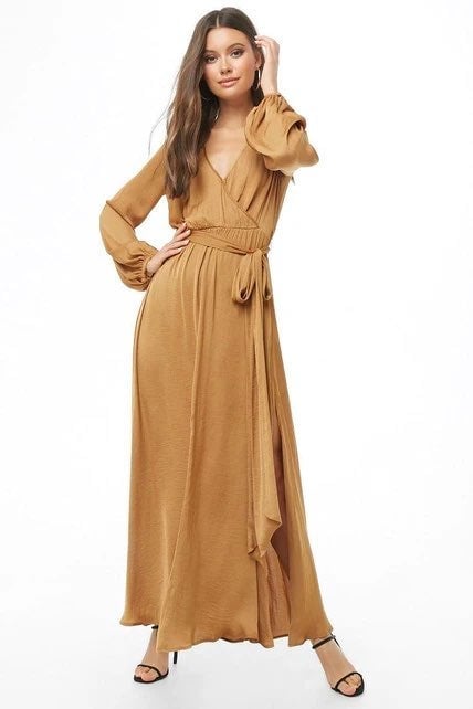 surplice maxi dress forever 21