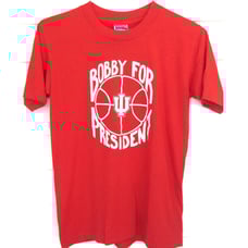 Vintage 70's Single Stitch INDIANA UNIVERSITY Bobby for President T-Shirt