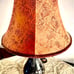 Decorative accent desk lamp