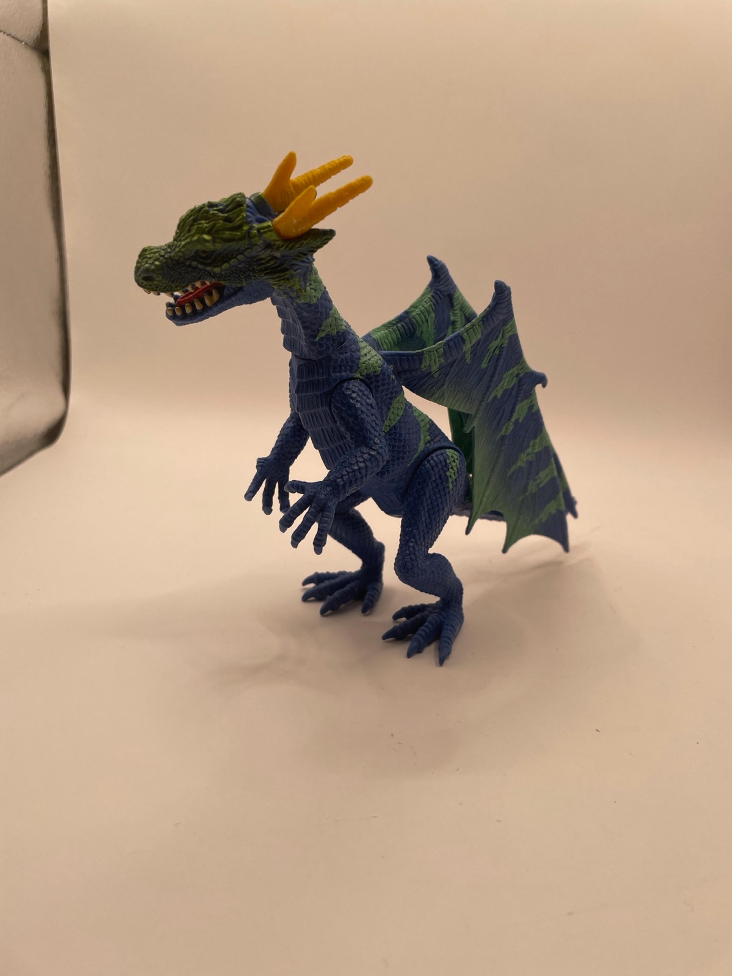 Blue Colored Dragon Action Figure Toy