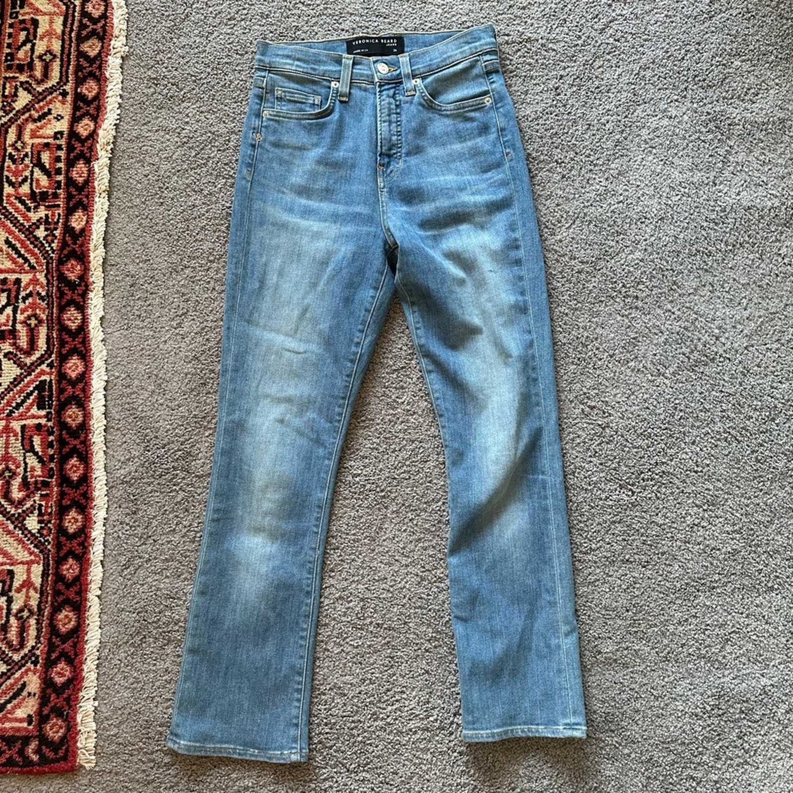 Veronica Beard Carly Kick Flare Jeans