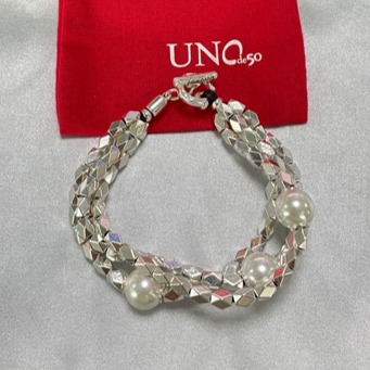 UNO DE 50 Bracelet ENDPEARL BRACELET Woman Jewelry Gift Silver Bracelet