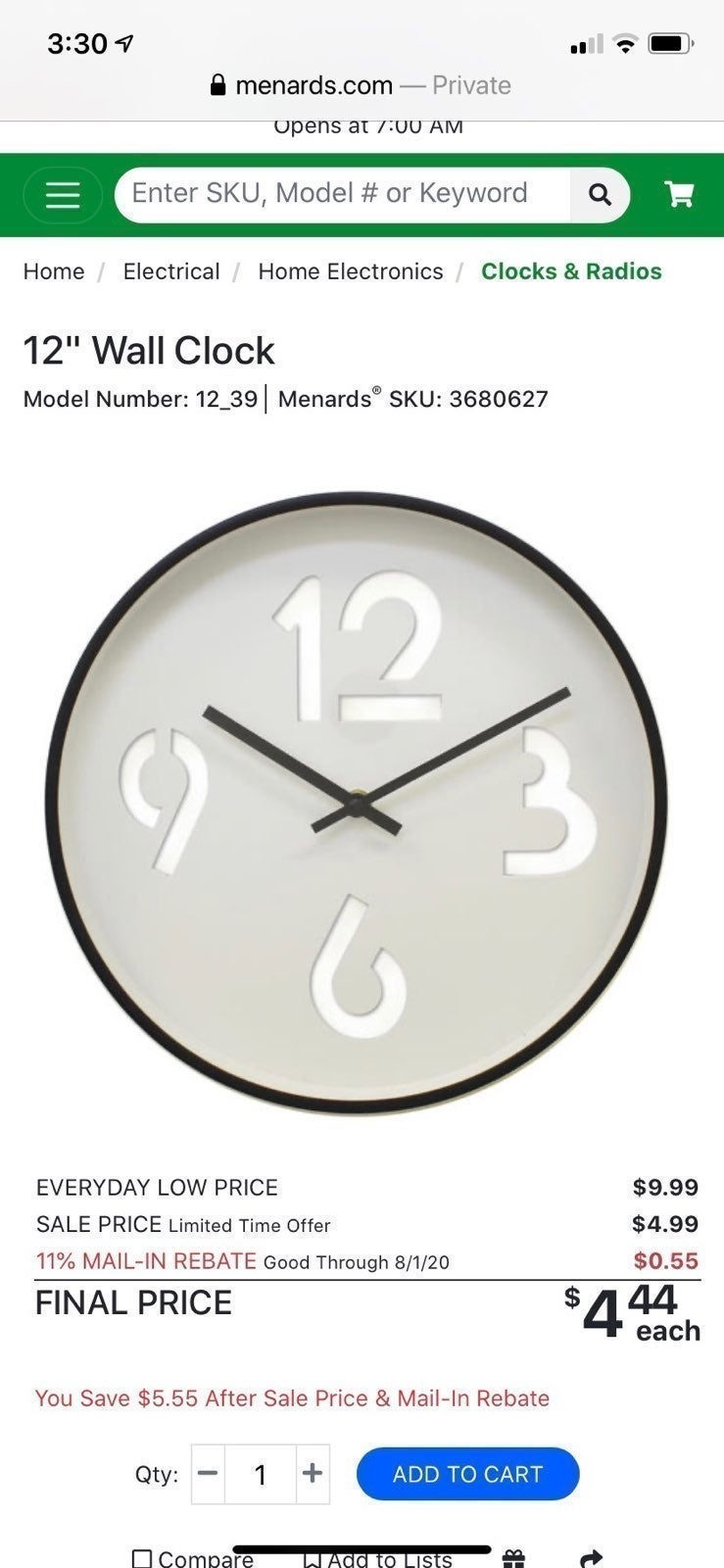 Funky Unique LED Clock