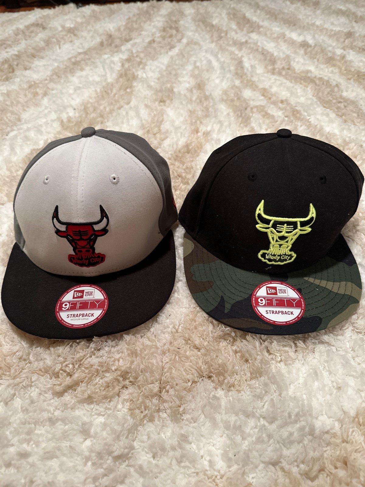 2 Retro New Era Chicago Bulls Strapback
