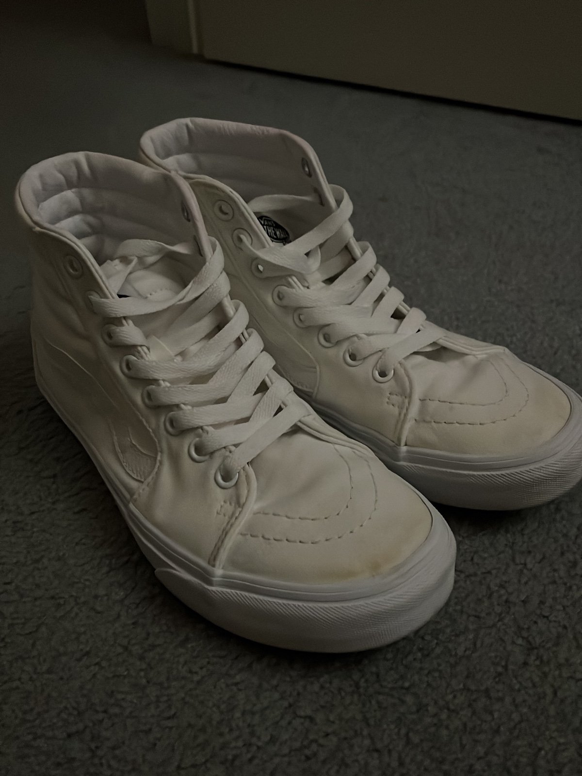 Vans white high tops