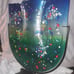 Unique Glass Vase Sculpture & Stand
