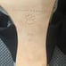 Loeffler Randall Flora Suede and Glitter Bow Mule Heels Size 8.5 B