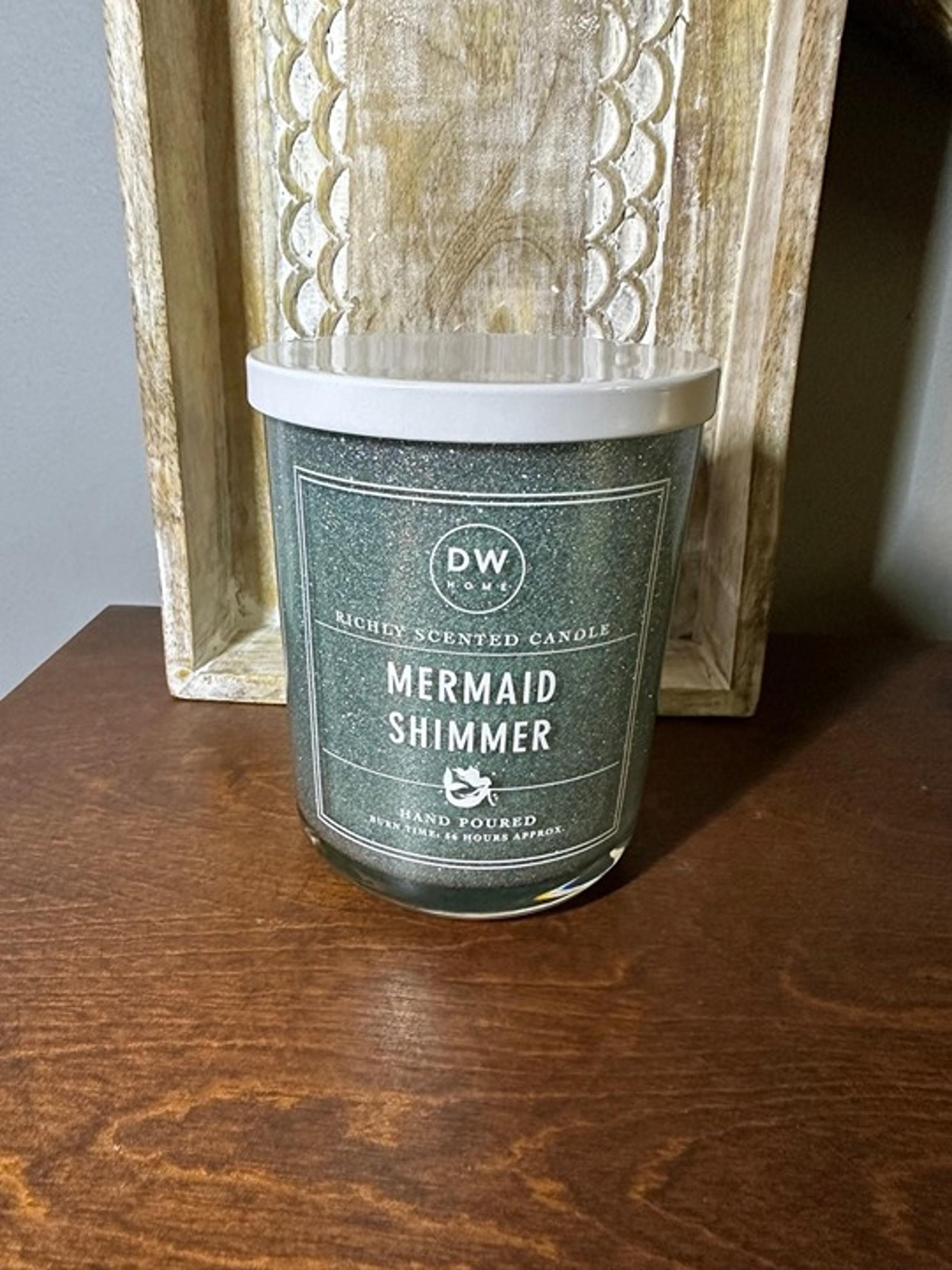DW HOME MERMAID SHIMMER HAND POURED HIGHLY SCENTED CANDLE!