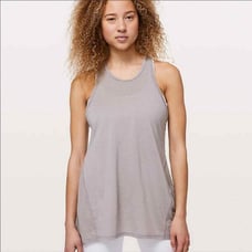 Lululemon Goal Up Tank Size 10 Dark Chrome