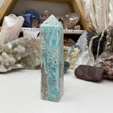Blue Aragonite Tower #01