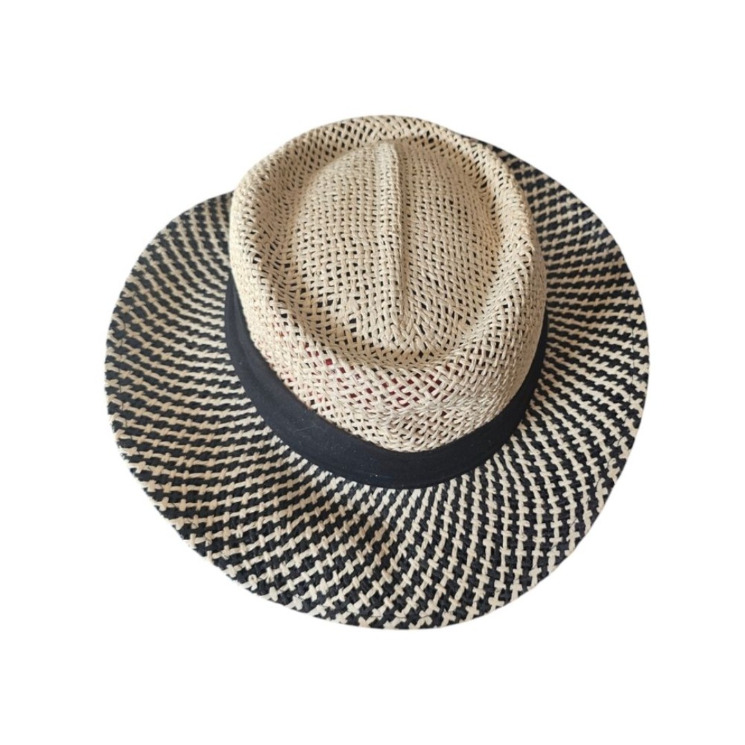 Scala Dorfman Pacific Company Twisted Toyo Handmade Panama Gambler SunHat SzL/XL