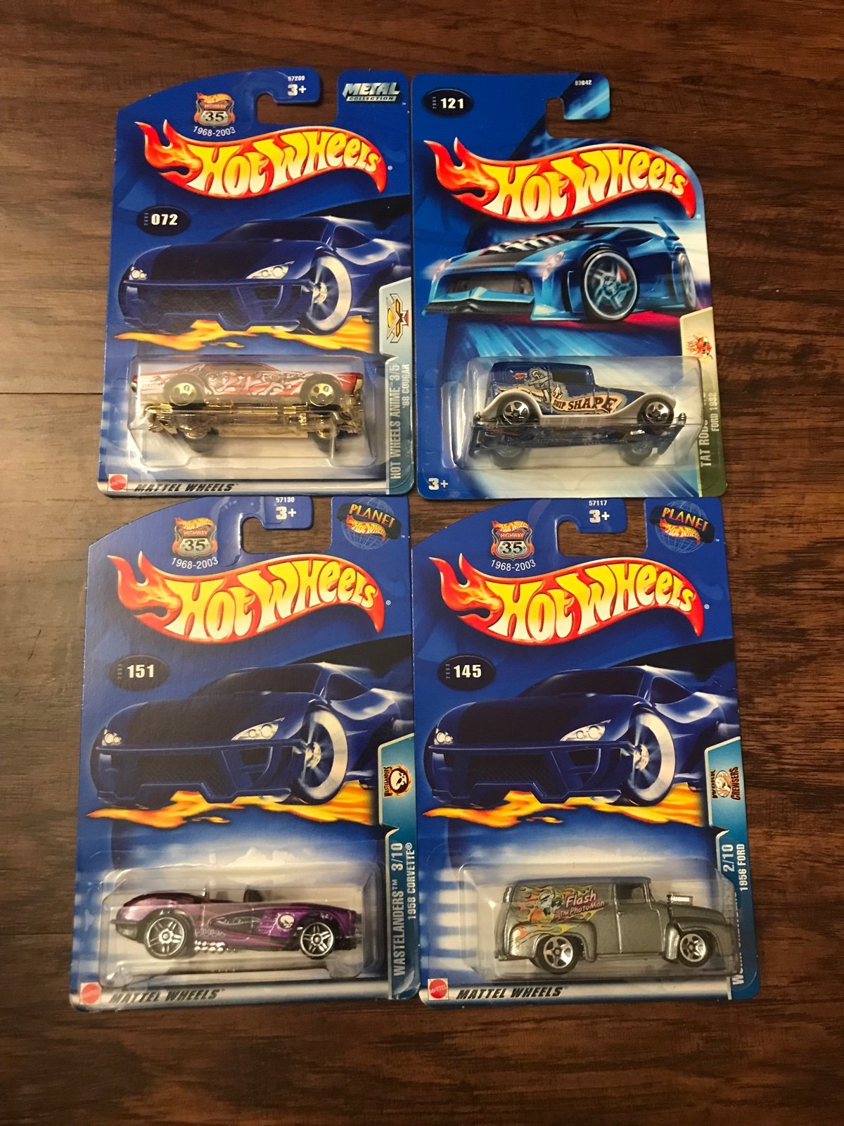Hot Wheels 2003 Lot if 4 Cars