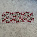 Cherry & bows beaded table runner NWT