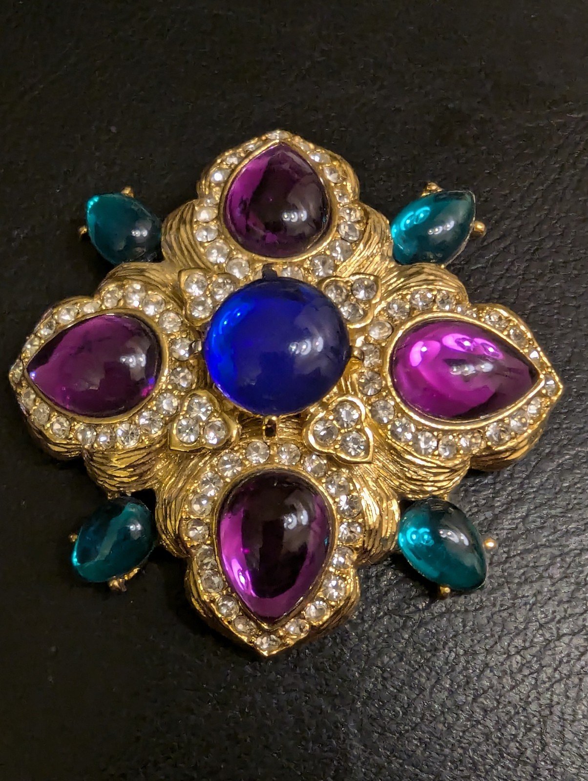 Colorful Joan Rivers Maltese cross