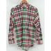 Brooks Brothers Button Down Shirt Tartan Plaid Men Small Red Green Madras
