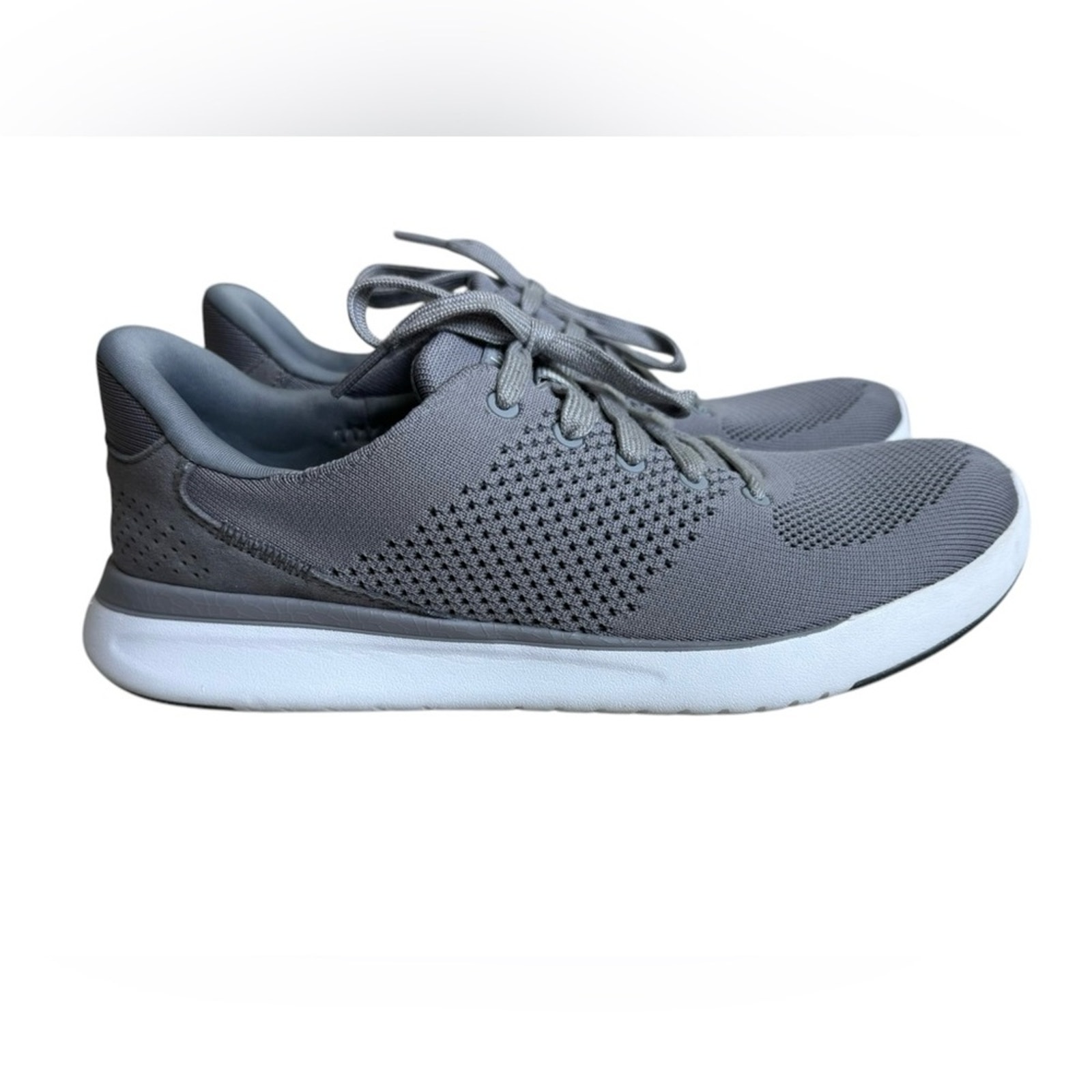 Kizik Lima Unisex sneaker in gray knit size W 10.5/ M 9