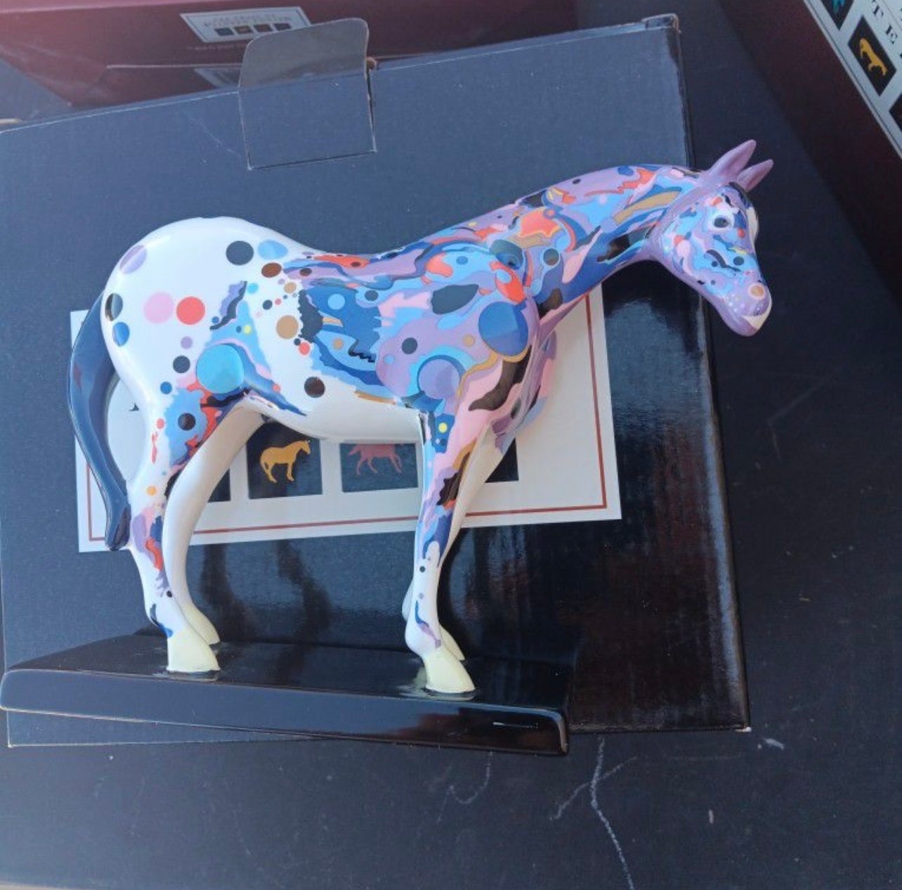 trail of painted ponies #2566 mosaic Appaloosa