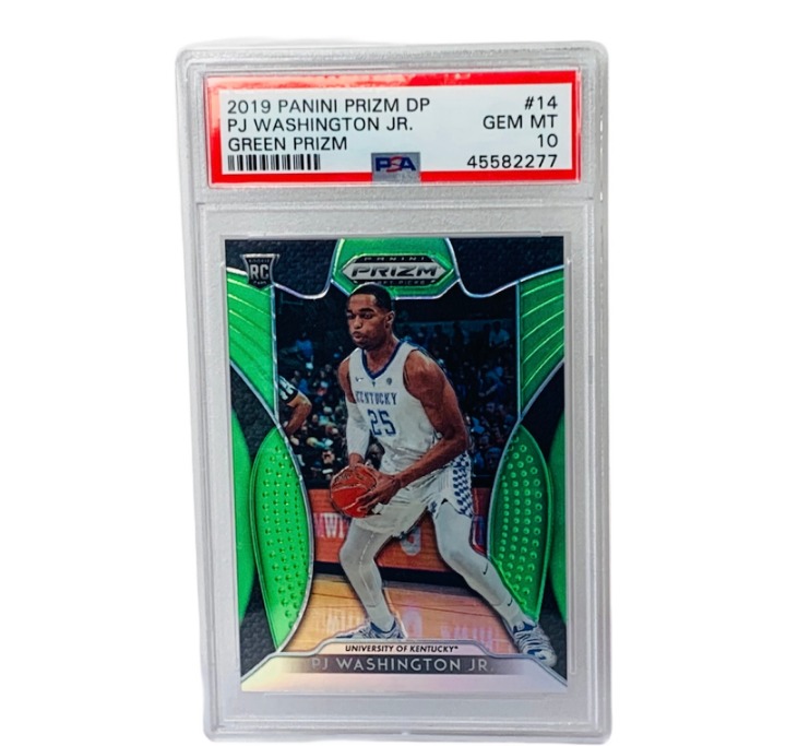 PJ Washington Rookie PSA 10 Prizm Green