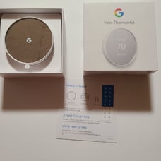 Google Nest Thermostat Snow