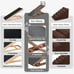 Large-Brown 55.1'' long Adjustable Folding Pet Ramp, Upgrade Rubber Pet Steps