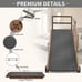 Large-Brown 55.1'' long Adjustable Folding Pet Ramp, Upgrade Rubber Pet Steps