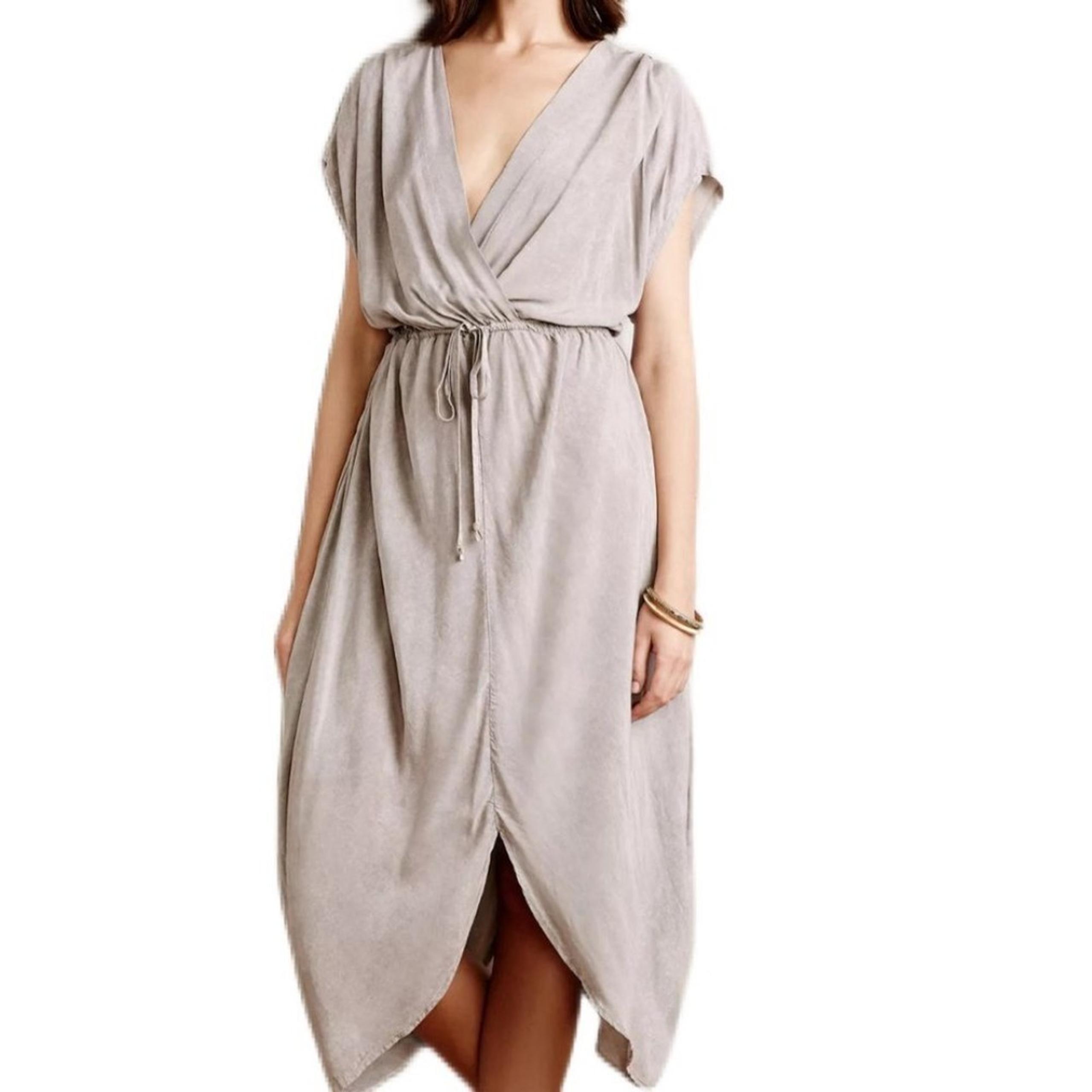 The Odells Women’s Lavender Tulip Hem Drawstring Waist Draped Dress Size XS