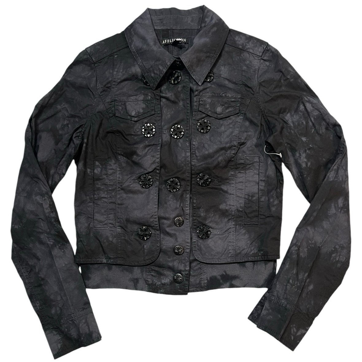 NWOT Affliction Fitted Acid Dye Jacket