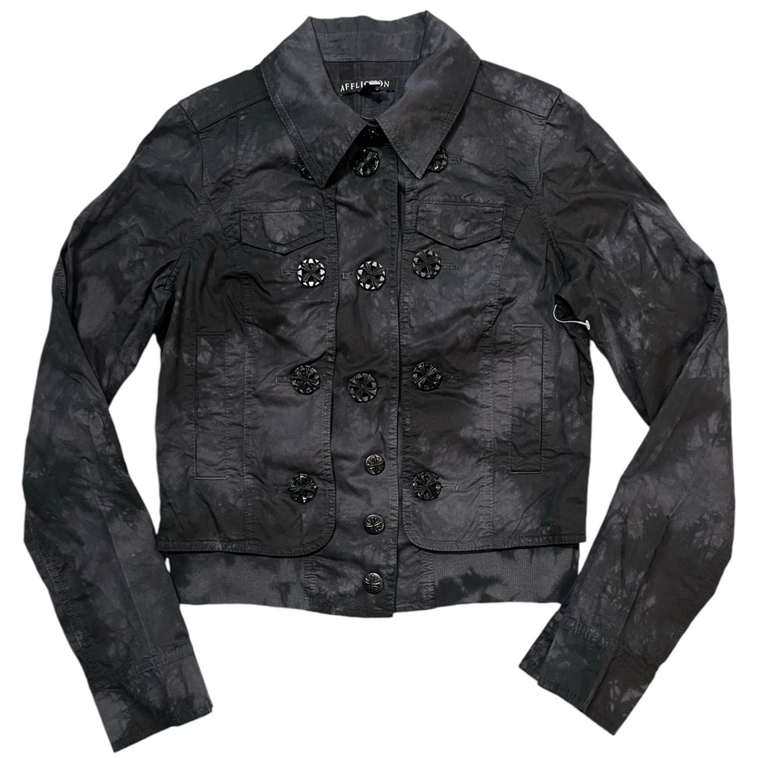 NWOT Affliction Fitted Acid Dye Jacket