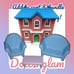 Little tikes Barbie mansion sized vintage couch & chair set with table