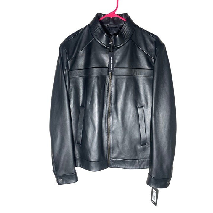 Murano Men's Size Medium Jet Set Hipster Premium Luxury Leather Jacket