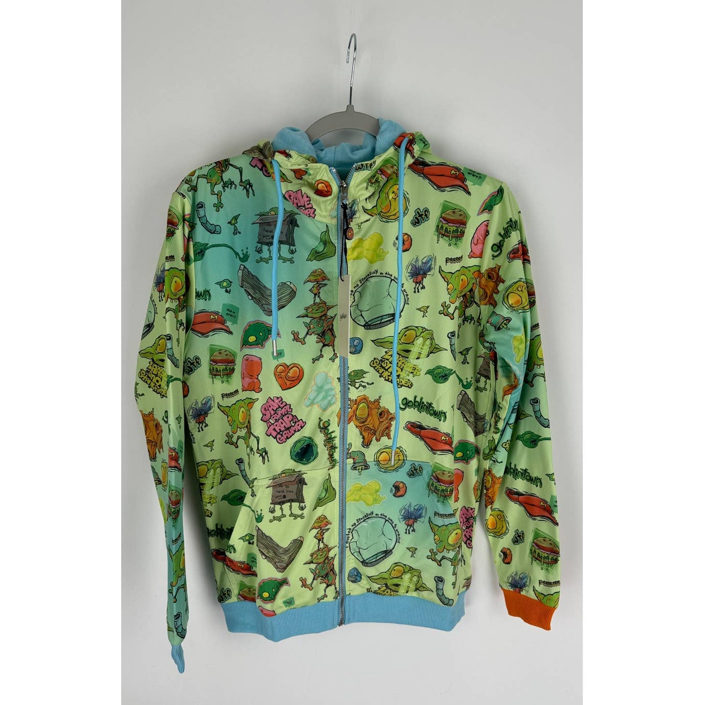 Goblintown Merch Hoodie Unisex XS New Full Zip NFT Merchnain Blockchain Crypto