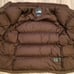 North Face Womens Medium Retro 96 Brown Nuptse 700 Down Puffer Vest Jacket Coat