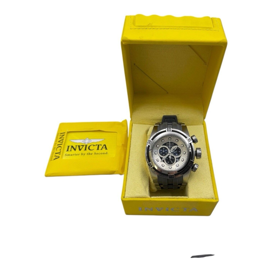 Invicta 19725 Bolt Zeus Reserve Swiss Chronograph Grey Polyurethane,Band