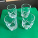 Luigi Bormioli Ravel Shot Glasses Mold Blown Crystal Set Of 4, 2 1/2