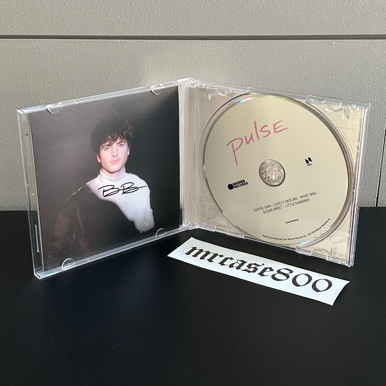 Benson Boone Signed Insert Pulse EP - CD Autographed