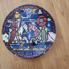The Annual Cartier Cathedral Plate, first issue, made in Limoges France