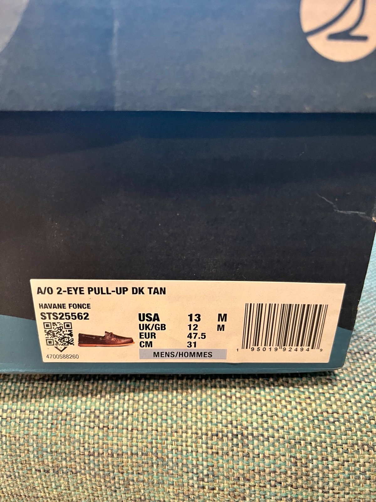Men’s Sperry 2 eye pull on