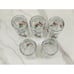 Christmas Coca Cola Holly Berry 16oz Frosted Tall Glass 6 Libbey Tumbler x5