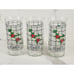 Christmas Coca Cola Holly Berry 16oz Frosted Tall Glass 6 Libbey Tumbler x5