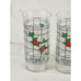 Christmas Coca Cola Holly Berry 16oz Frosted Tall Glass 6 Libbey Tumbler x5