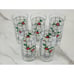 Christmas Coca Cola Holly Berry 16oz Frosted Tall Glass 6 Libbey Tumbler x5