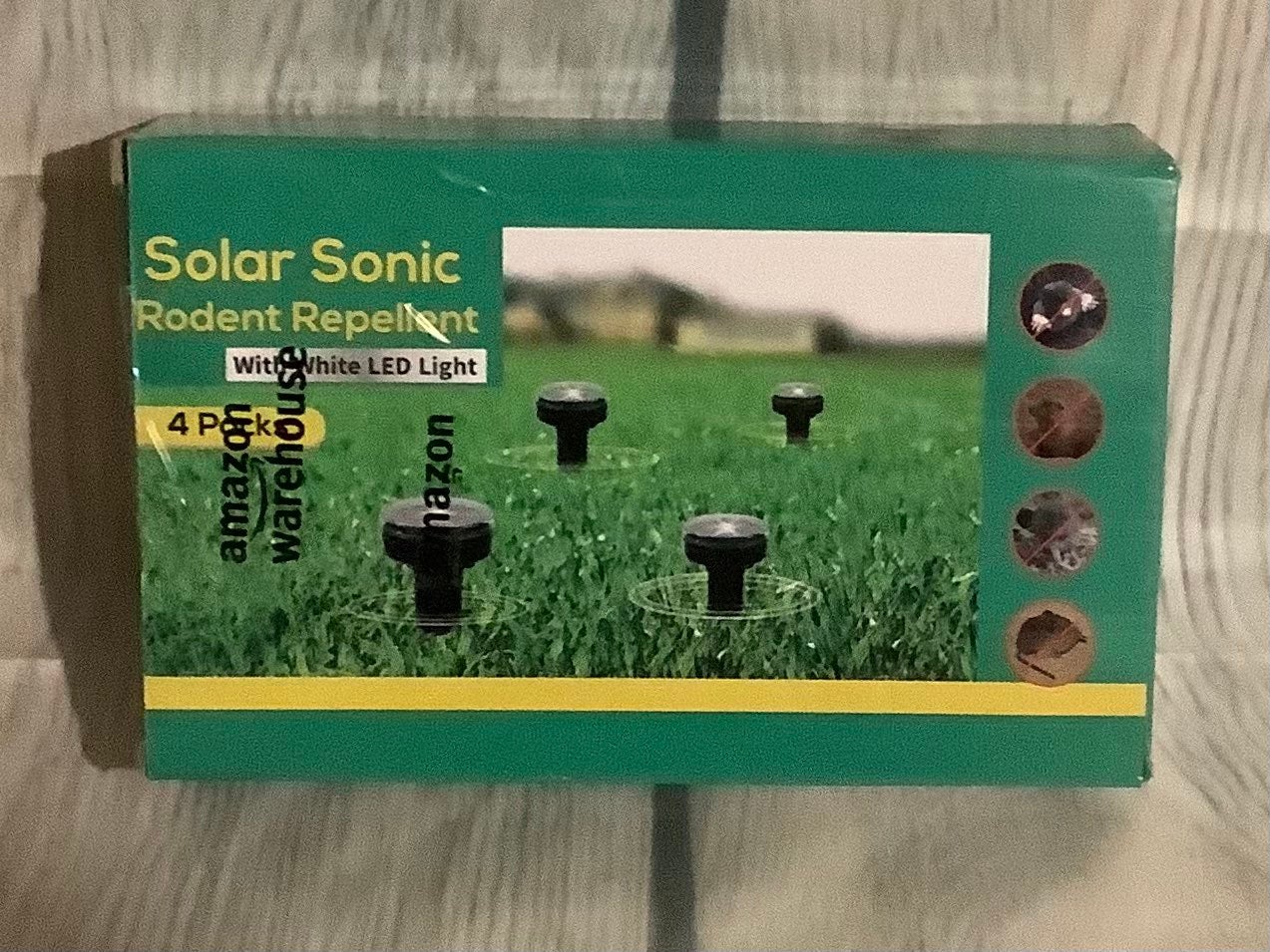 Solar Sonic Rodent Repellent