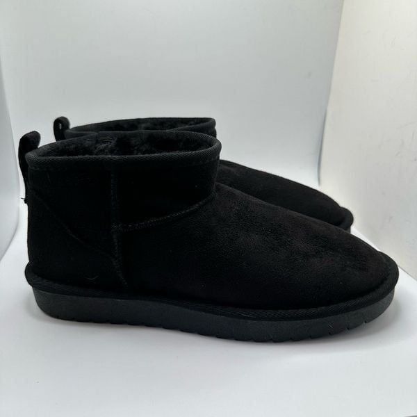 CUSHIONAIRE Women's pull on boot 8.5 BLACK