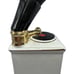 Ezra Brooks Victrola Phonograph VTG Decanter EMPTY 24K Gold Hand Painted 70s