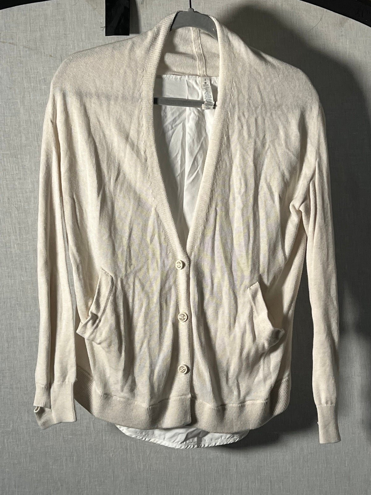 Lululemon cashmere blend sweater Cardigan with thumb holes- 6