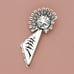 navajo sterling silver bennie ration vintage kachina with shepherds hook pendant