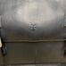 VTG Frye Briefcase Black Leather Soft Side Flap Top Buckle Strap Shoulder Bag
